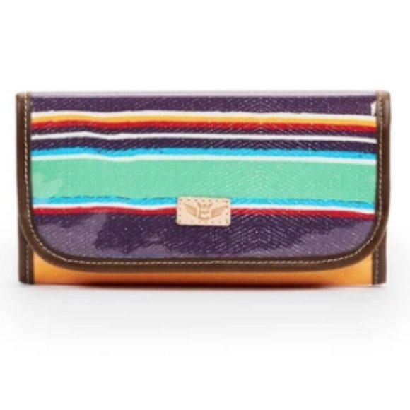 NWT New Consuela Deanna Canvas Stripe Jewelry Organizer